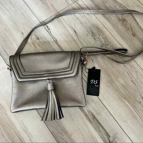 NWT faux leather crossbody