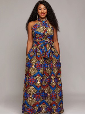 african print elegant dresses