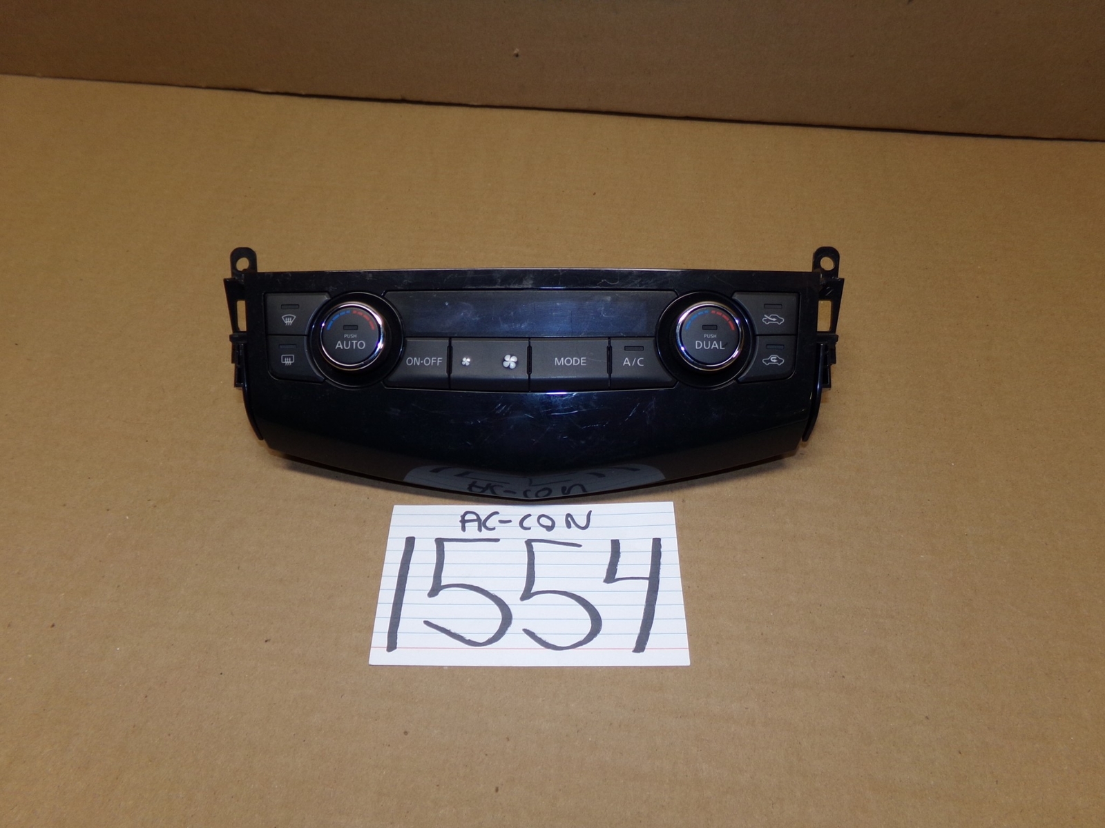 13 14 15 Nissan Altima Used AC and Heater Control Stock #1554-AC