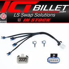 ICT Billet LS2 LS3 Coil Wire Harness for Factory Mount Location (1 piece)