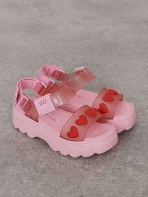 lazy oaf sandals pink