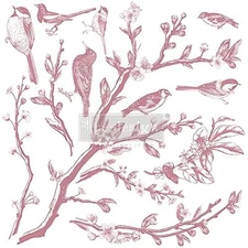 Redesign with Clearly Aligned Décor Stamps Springtime 12x12 Clear Cling 65535...