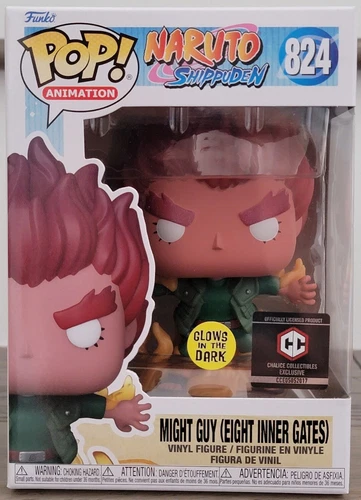 Funko Pop! Naruto MIGHT GUY (EIGHT INNER GATES) GITD Glow Chalice Exclusive