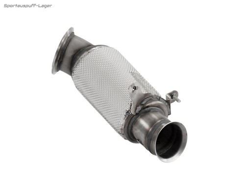 HJS Ø80mm Frontpipe mit Kat BMW 4-er 435i F32/33 Coupe Cabrio u. F36 Grand Coupe - Bild 2 von 7