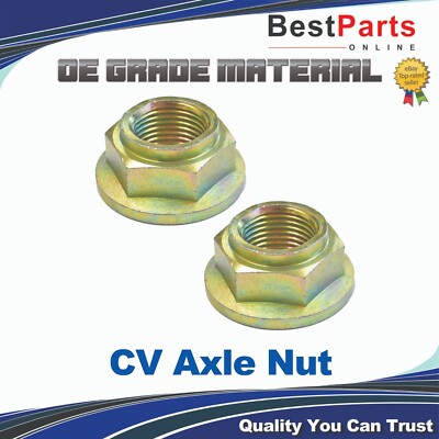 CV Axle Nut M24x2.0 Self Lock NUT-48 for Buick Cadillac Chevrolet Ford