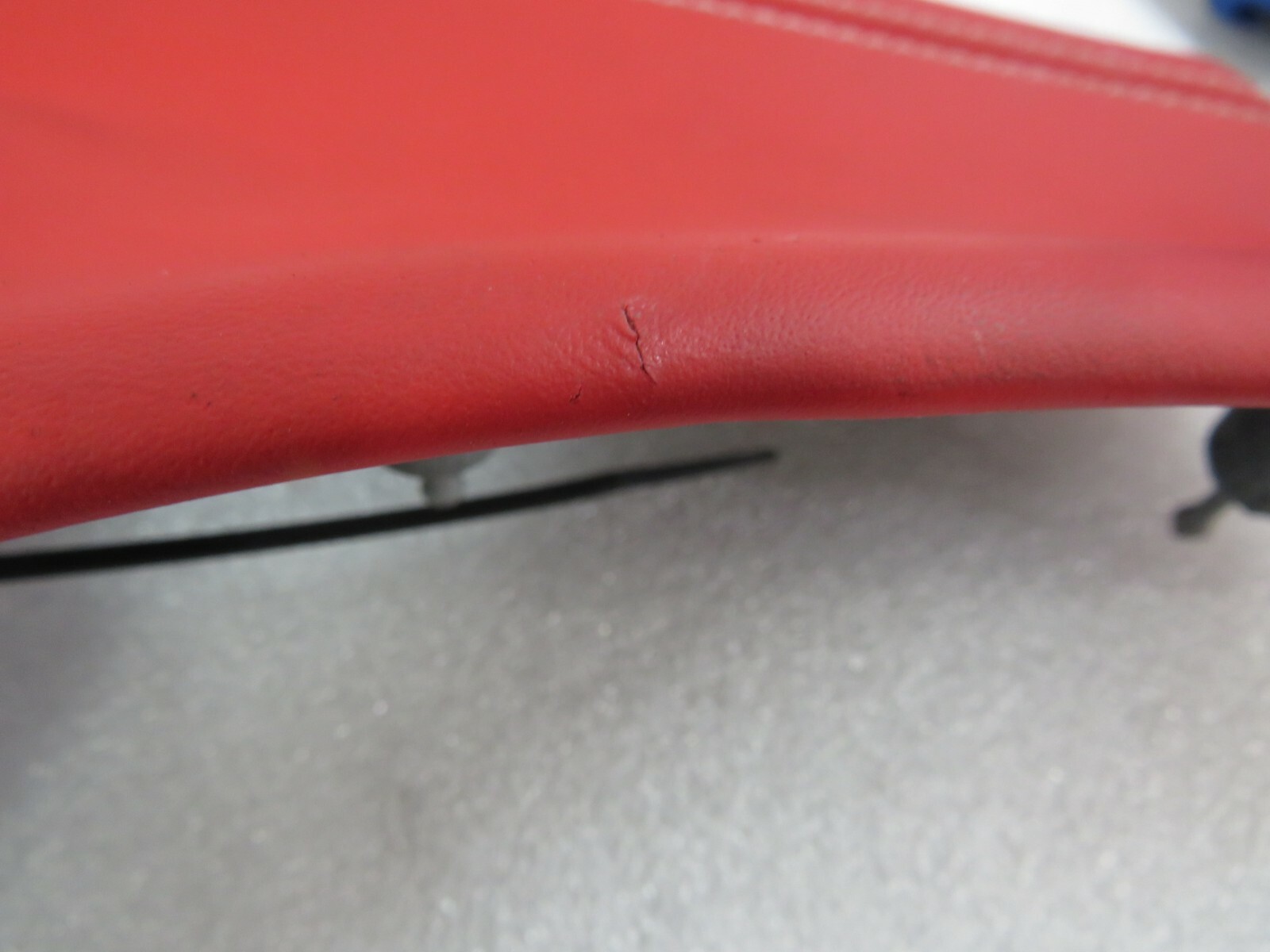 Ferrari 488, LH, Left, Front Door Panel Insert, Red, Used, Dmg, P/N 86915700