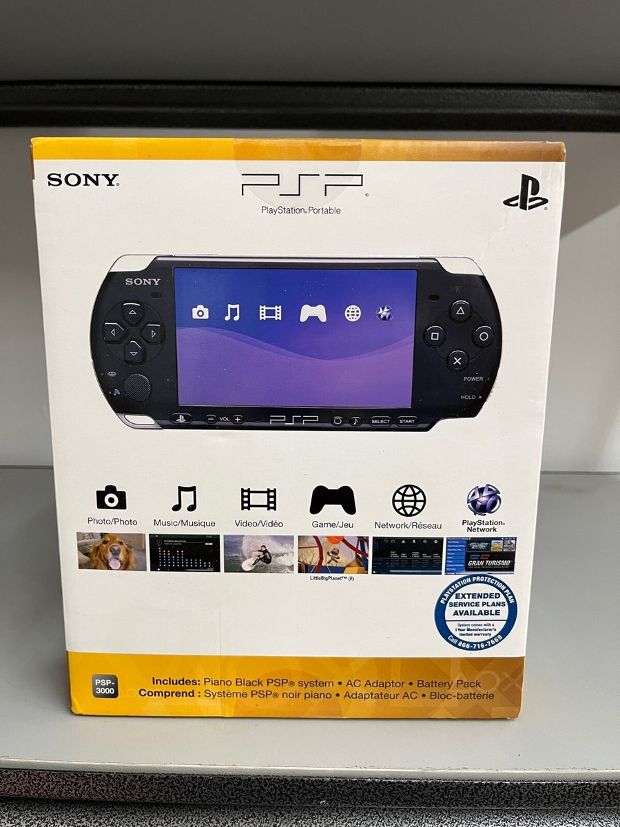 Sony PSP-3000 Launch Edition 64MB Piano Black Handheld Sony PSP-3000 Launch Edition 64MB Piano Black Handheld