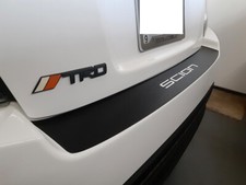 2012-16 Scion Tc Rear Bumper Pre-cut Sticker Carbon Fiber Vinyl Wrap