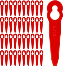 40Pcs Replacement Plastic Blades Accessories for STIHL Polycut 2-2 FSA 45 Lawnmo