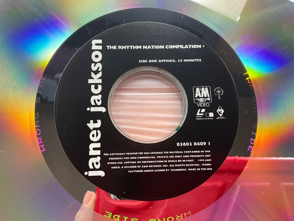 R5-59 LASER DISC - JANET JACKSON / THE RHYTHM NATION