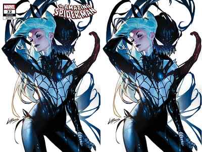 AMAZING SPIDER-MAN #32 (LOBOS EXCLUSIVE NIGHT-SPIDER TRADE/VIRGIN VARIANT SET)