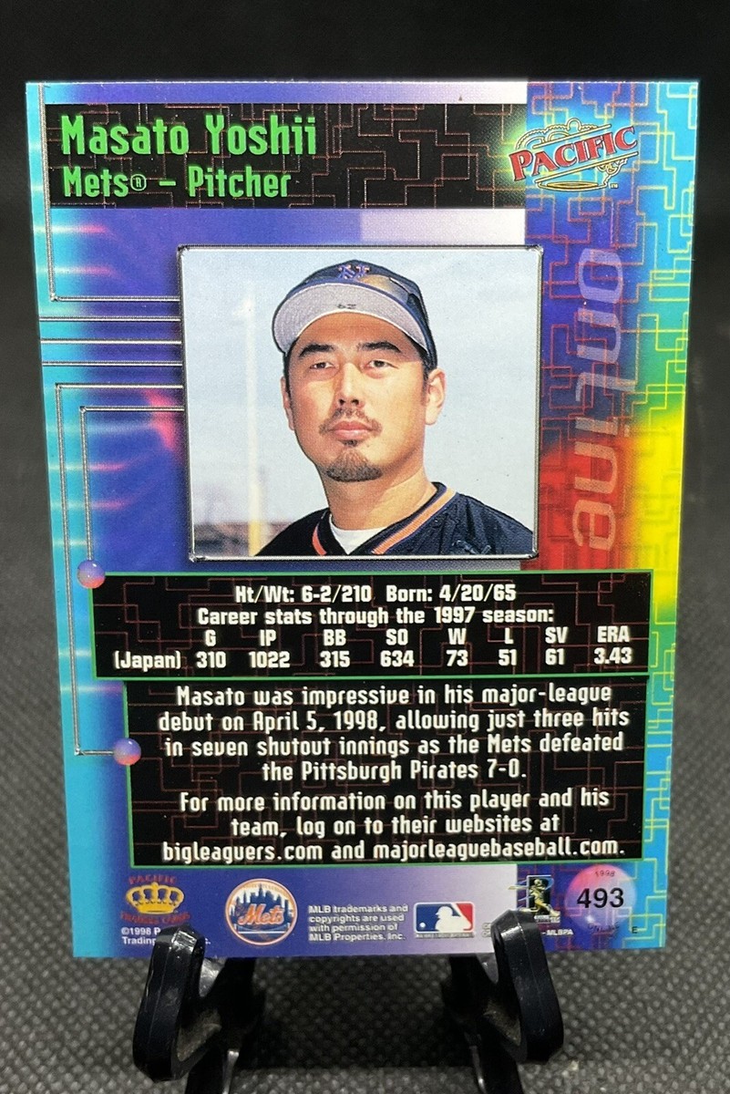 1998 Pacific Online #493 Masato Yoshii RC - New York Mets | eBay
