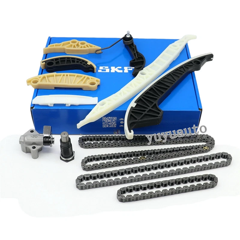 Kit de cadena de distribución SKF mejorado 13X para VW EOS Jetta Golf Audi A4 A3 Q5 2.0T Foto 2 de 4