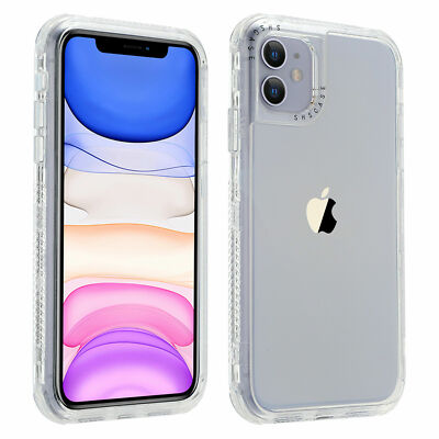 For iPhone 16 15 14 13 12 11 Pro Max XR Shockproof Hybrid Rubber Bumper Case