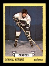 1973-74 Topps #173 Dennis Kearns - Crease Free