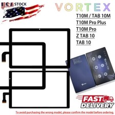 Touch Screen Digitizer Glass Panel For Vortex Tab 10/T10M/Pro/Plus/Z T10 10.1"