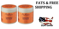 2 Shea Moisture Coconut & Hibiscus Radiance MUD MASK w/ Songyi Mushroom 6 fl oz