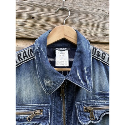 Vintage Dolce & Gabbana D&G Training Archive Denim Jacket Size M  