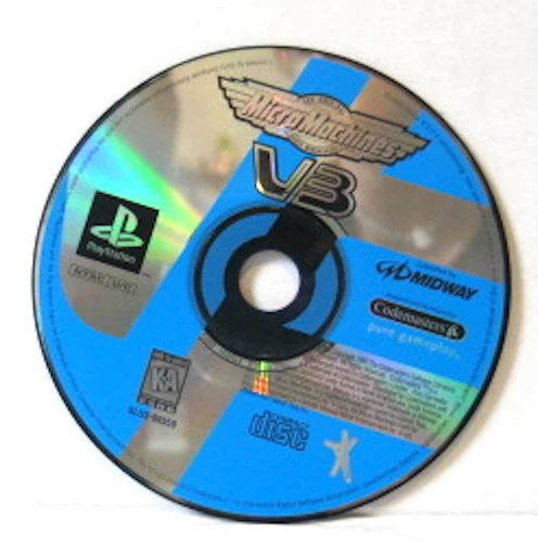 PS1 Micro Machines V3 (Sony Playstation 1, 1997) Disc Only READ 