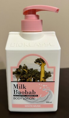 Bioklasse Milk Baobab Body Lotion White Musk 500ml / 16.90 fl oz Korea Skin New