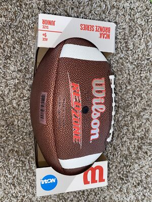 FOOTBALL Wilson NCAA Red Zone Composite Junior Size Kids Sports New