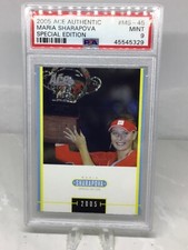 2005 Ace Authentic Special Edition #MS-45 Maria Sharapova PSA 9