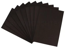 8 x 12 Inch Black Foam Sheets - 10 Pack - 1/4" 6mm Extra Thick Craft Sheets