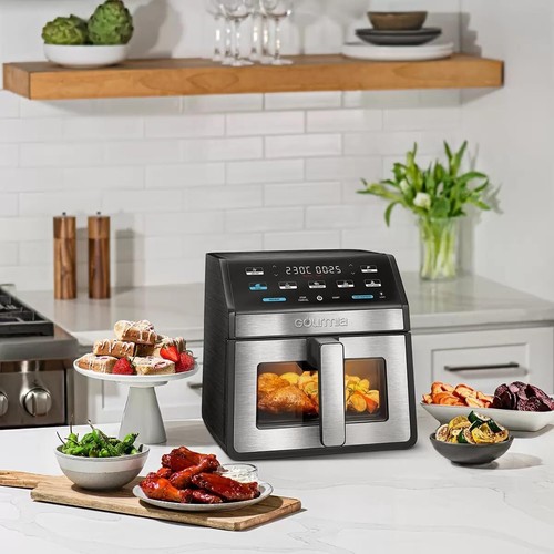 Gourmia 7.5L Digital Air Fryer with Window, Light & 7 Cooking Functions GAF858