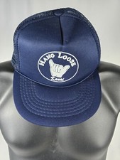 Maui Hang Loose Trucker Hat Cap Vintage Snapback Mesh Surfer Hawaii Retro Mint