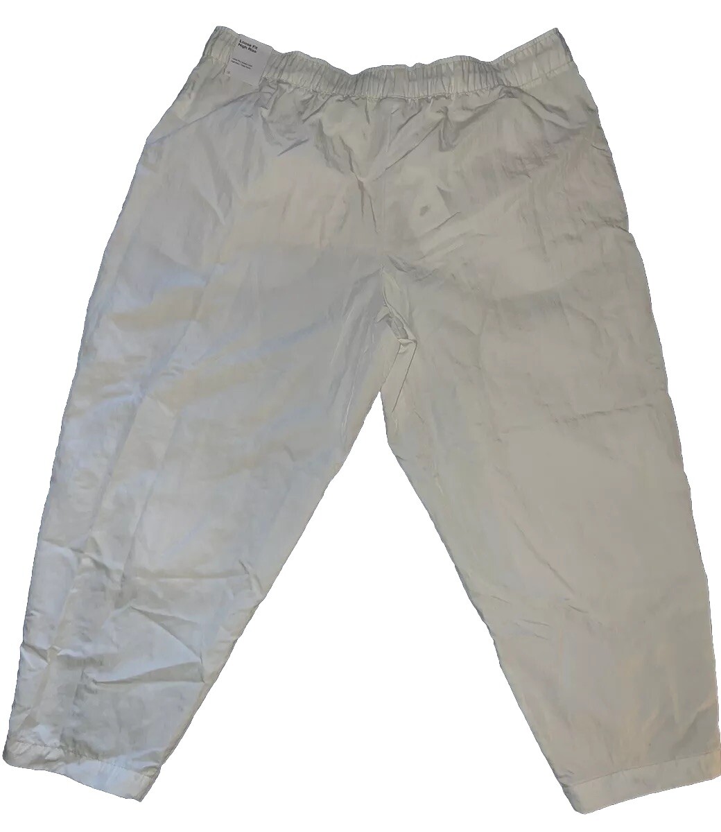 OFF WHITE X NIKE Nike giacca a vento donna pantaloni alti taglia XXL NUOVI CON ETICHETTE [DM6209 030] bianco beige