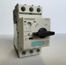 3RV1021-0KA10 Siemens MSP Motor Starter Protector .9 - 1.25 Amp Adjustment Range