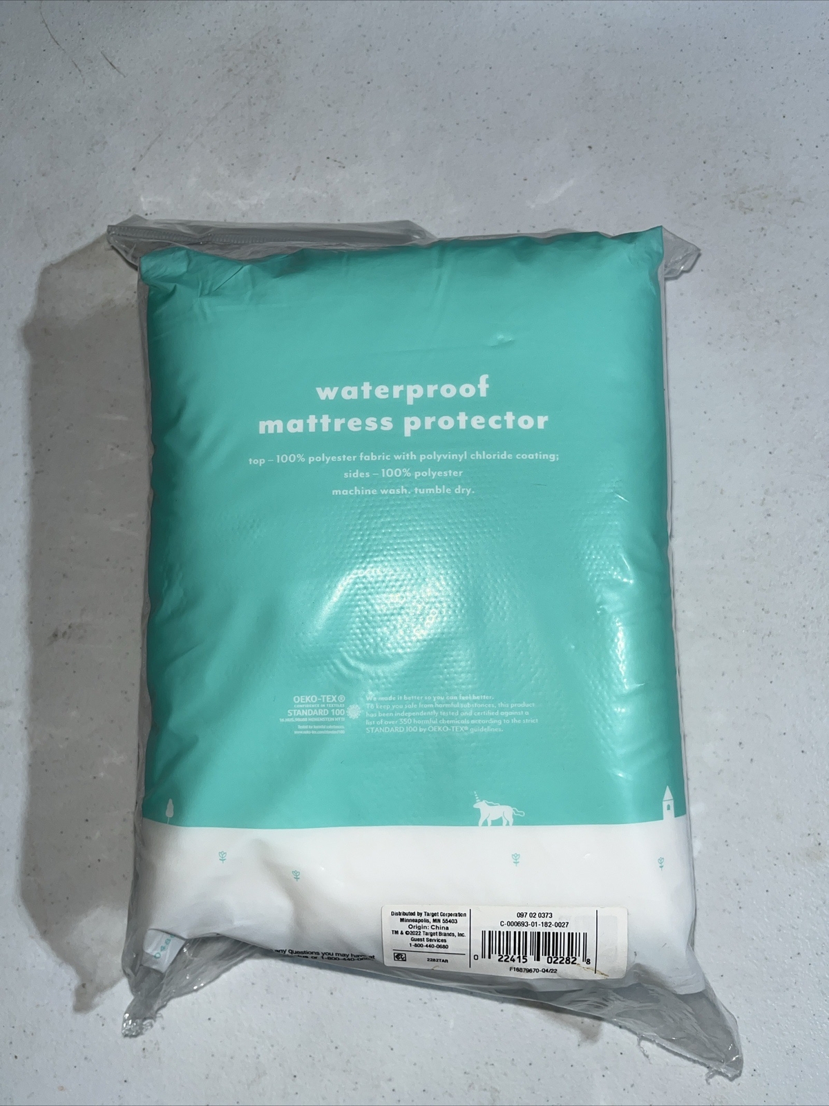 Pillowfort Waterproof Washable Mattress Protector Full Oekotex