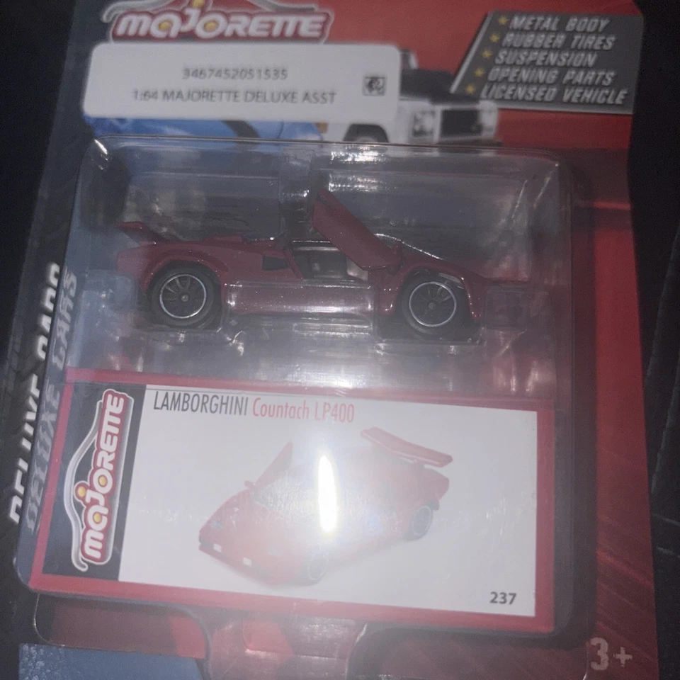 Majorette 豪华兰博基尼 Countach LP400 红色 — 第 4/4 张图片