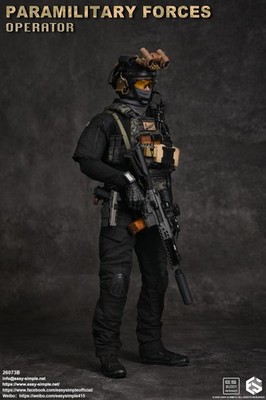 In Stock Easy&Simple ES 26073B Paramilitary Forces Operator 1/6 Action Figure