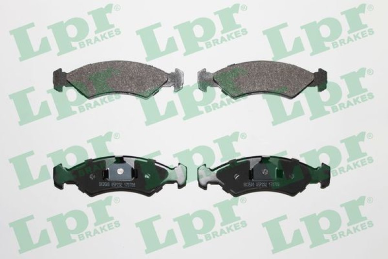 Plaquettes de frein avant pour Ford Fiesta II en matériau semi-métallique durable