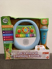 LeapFrog Let  s Record Learning Karaoke New In Box Box Has Tears On Top 