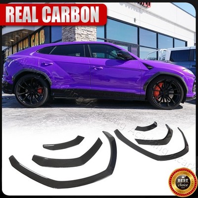 Real Carbon Wheel Eyebrow Arch Trim Fender Flares For Lamborghini Urus 2018-2023