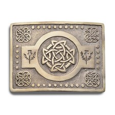 Kilt Belt Buckles Antique Brass Celtic Knot