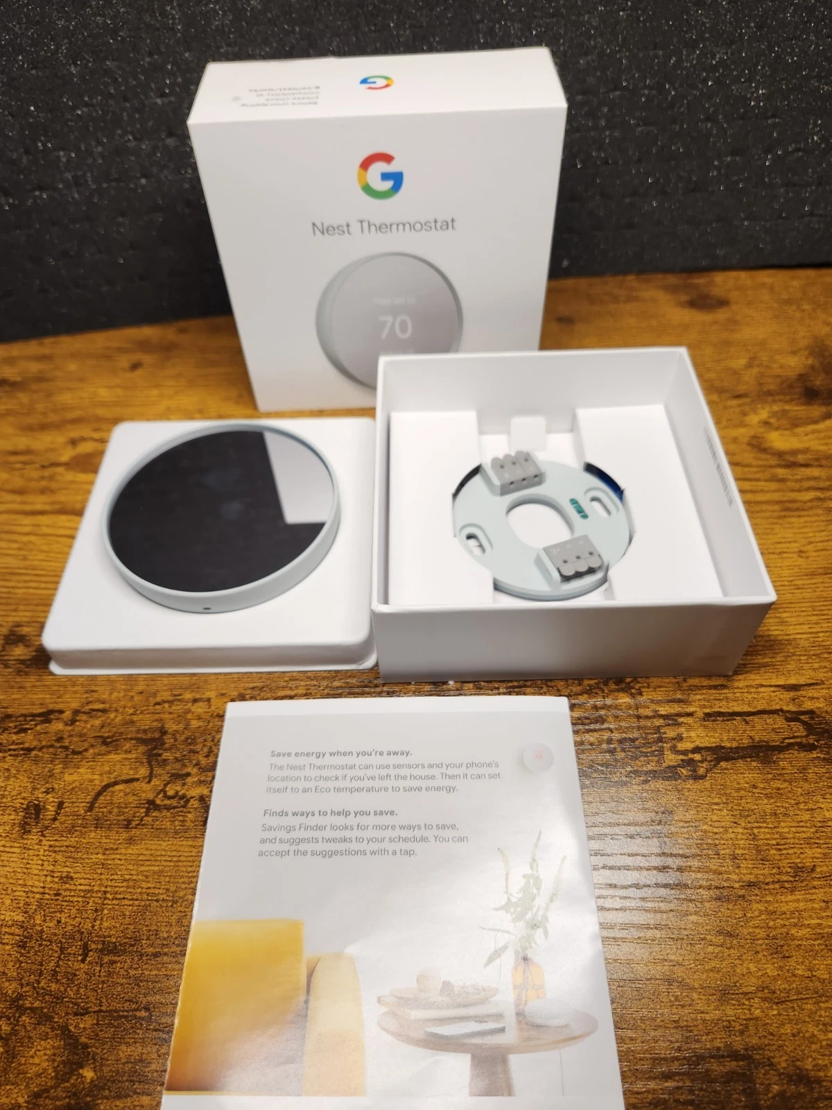 Google Nest Smart Thermostat GA01334 WiFi Programmable Tested