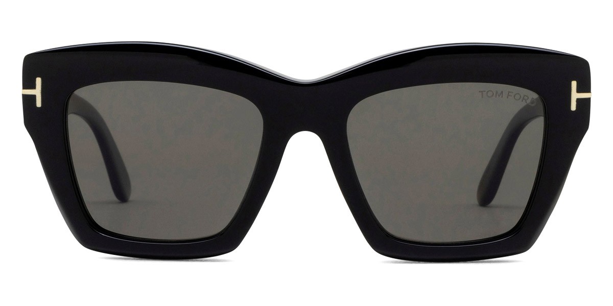 Tom Ford FT1191 Luna Sunglasses Female Shiny Black 52mm New 100 Authentic 111790₽