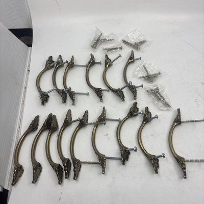 LOT OF 15 Amerock BP1331-O77 Natural Elegance Collection Pull - 5 1/2'' - Brass
