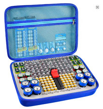 (CASE ONLY)Battery Organizer Storage Holder, Batteries Storage Containers Box UK