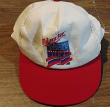 Vintage Milwaukee Power Tools Hat 80s Made In USA Trucker Snapback
