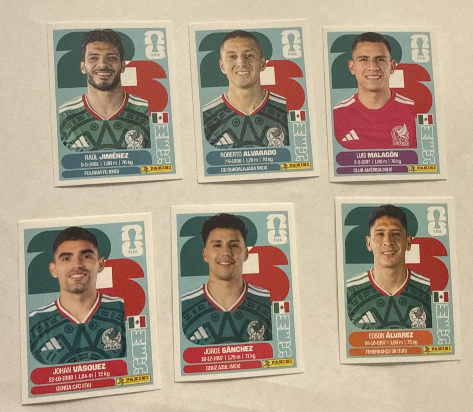 2026 Grupo A MEX RSA KOR CZE Panini FIFA WORLD Cup