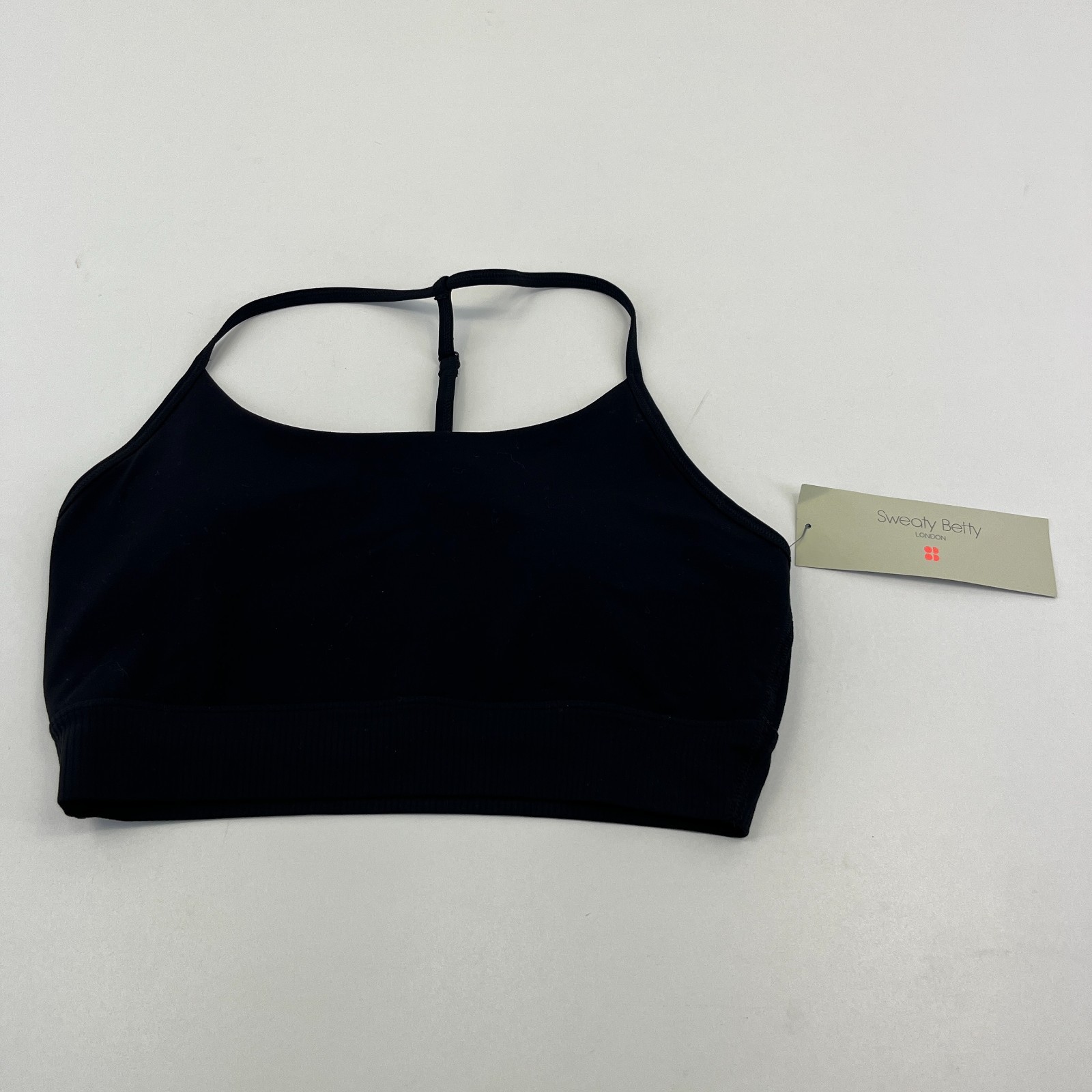 Sweaty Betty Ultimate Studio Ribbed Bra in Black size Medium