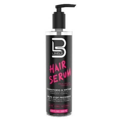 L3Vel3 Hair Serum 6.8 Oz - Transform Your Hair with Silky Smoothness and Shine,