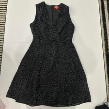 Black Cheetah Print Dress
