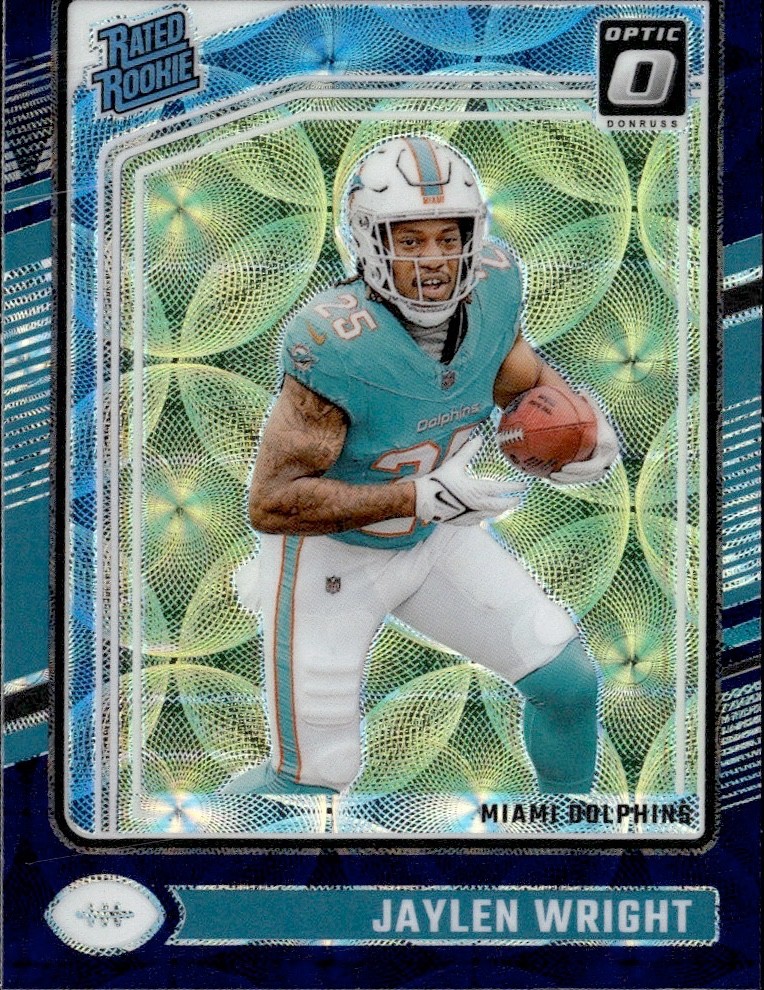 2024 Optic Rookie Jaylen Wright #249 Purple Scope RC BUY 3 GET 1 FREE