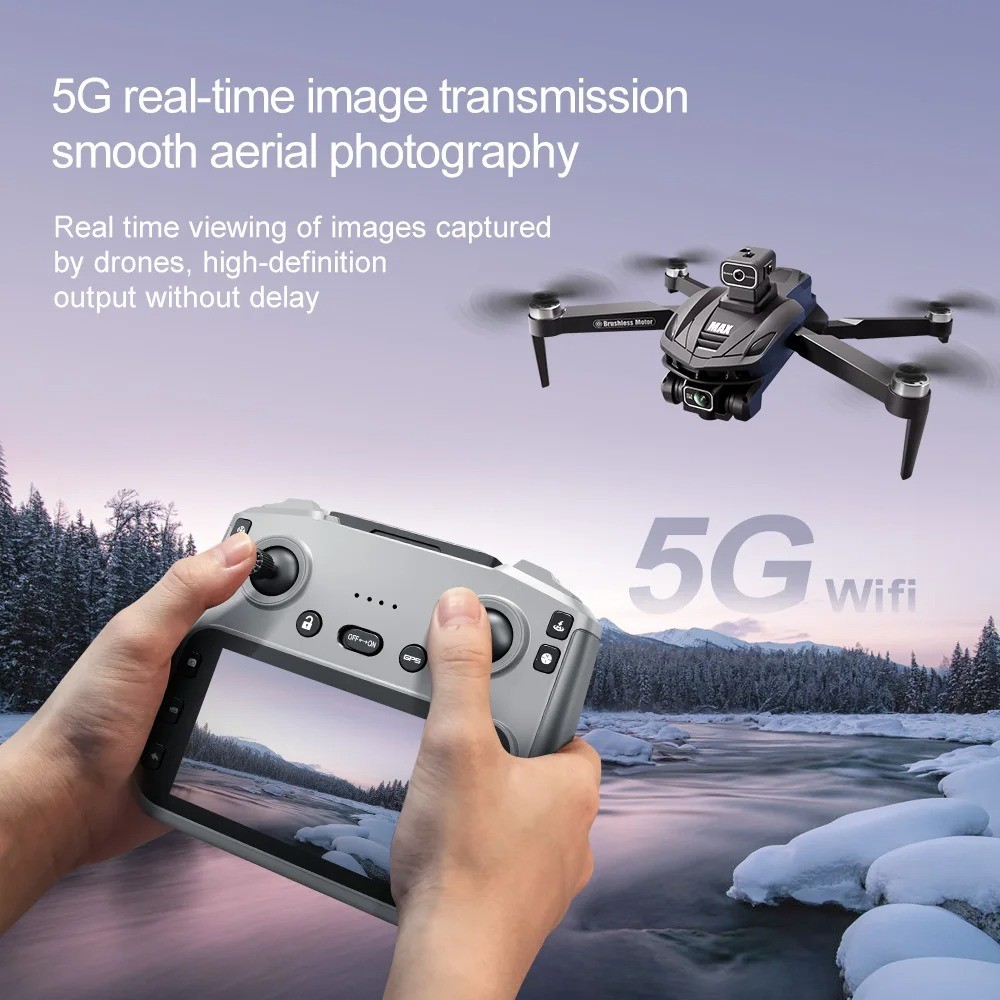 V168 MAX PRO Drone GPS 8K Professional With HD Camera 5G WIFI FPV Brushless RC Q — image 7