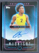 Collin Sexton 2024-25 Topps Midnight Basketball Stroke of Midnight Auto #SMA-CS